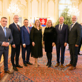 Predstavitelia ÚMS sa zúčastnili novoročného prijatia v Prezidentskom paláci